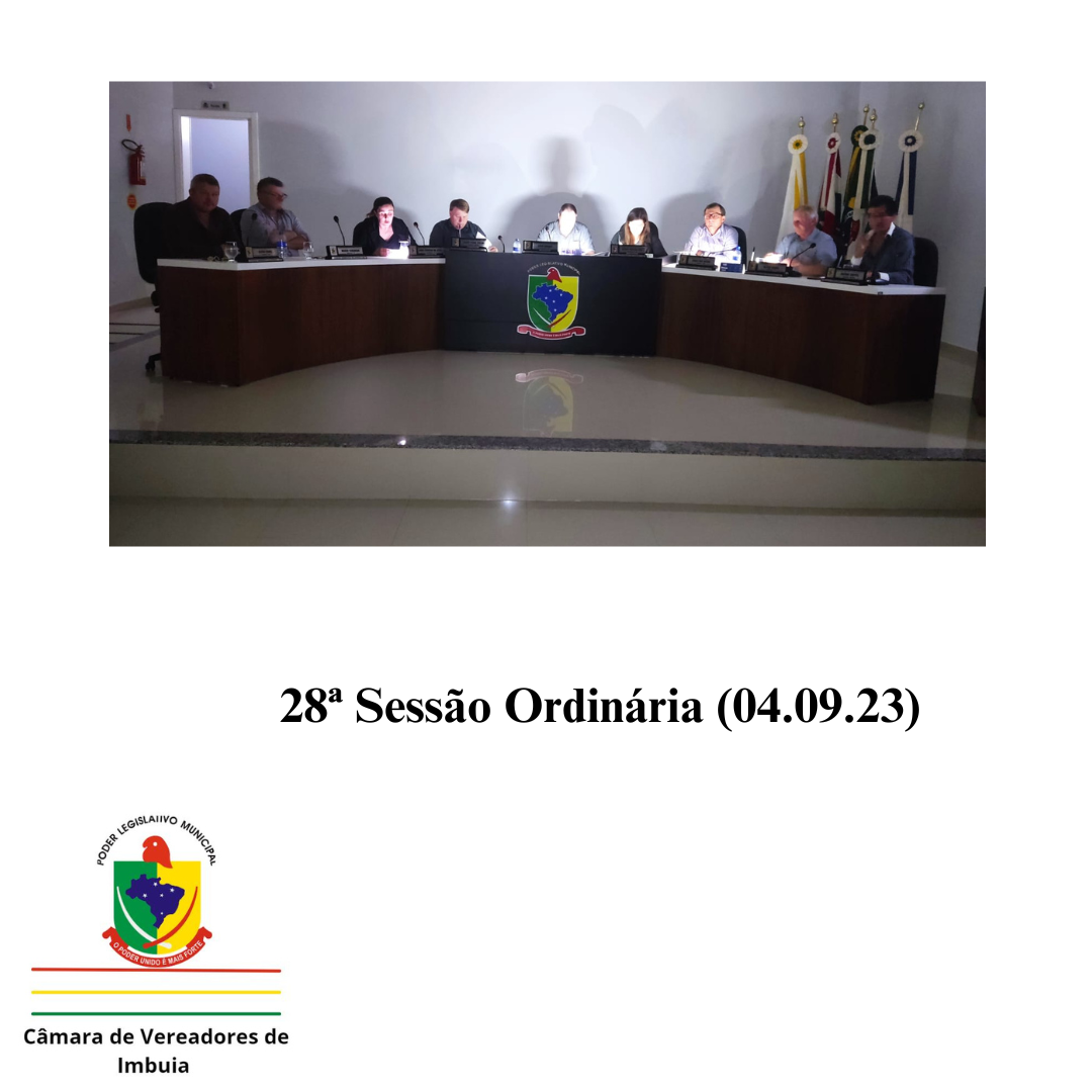 28ª Sessão Ordinária (04.09.23)
